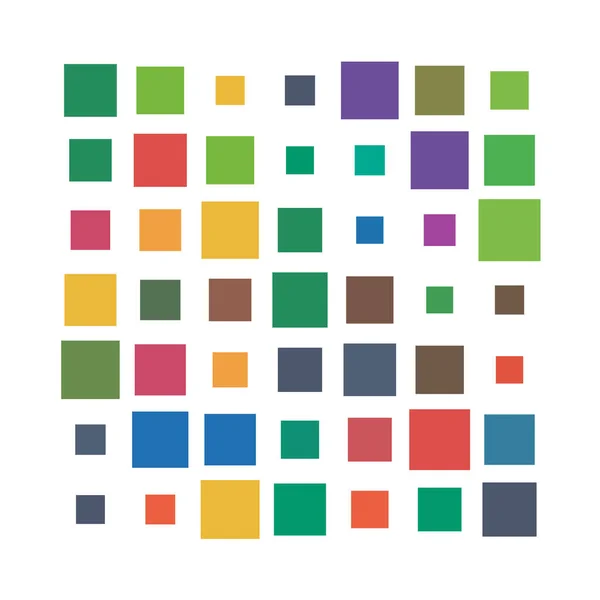7X7 Cube Square Geometric Arrangement Square Illustration — Stock Vector