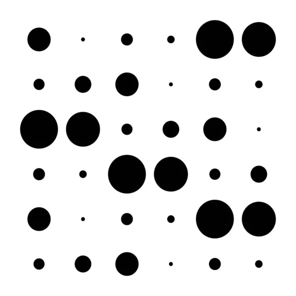 6X6圆点变异设计 循环网格和网格 矢量说明 — 图库矢量图片
