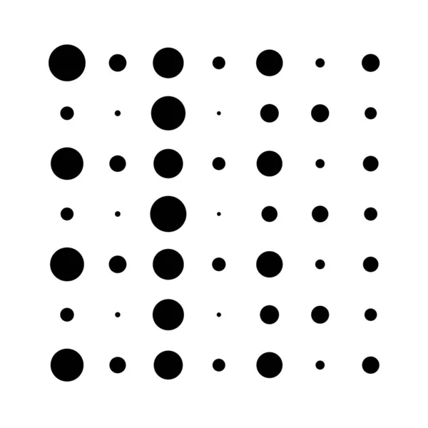 7X7圆点变异设计 循环网格和网格 矢量说明 — 图库矢量图片