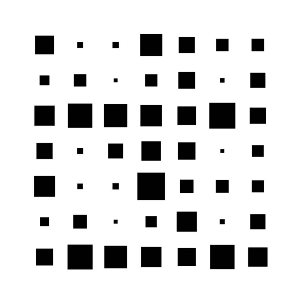 Cubo 7X7 Disposizione Geometrica Quadrata Illustrazione Quadrata — Vettoriale Stock