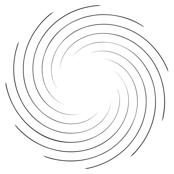 Espiral Torção Redemoinho Radial Twirl Ilustração Vetor Circular Revolve Efeito — Vetor de Stock