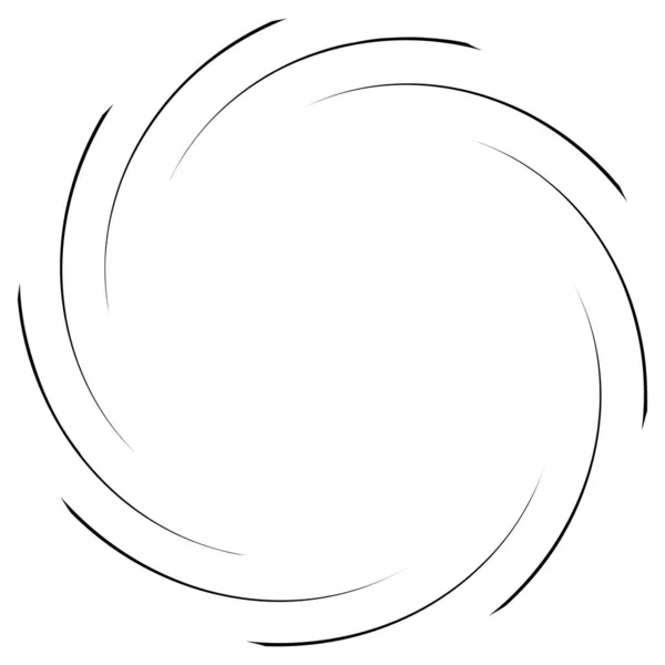 Espiral Torção Redemoinho Radial Twirl Ilustração Vetor Circular Revolve Efeito —  Vetores de Stock