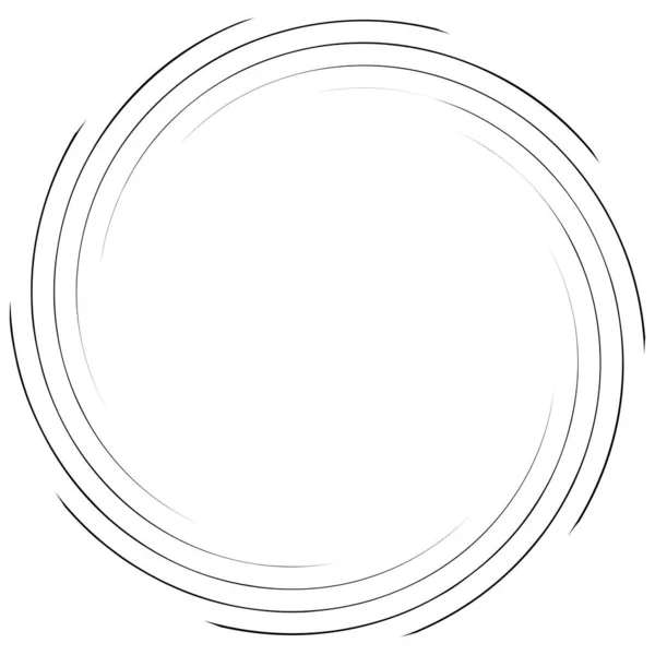 Spiraalvormige Draaiende Radiale Werveling Draaiende Cirkelvormige Vectorafbeelding Draaien Draaikolk Effect — Stockvector