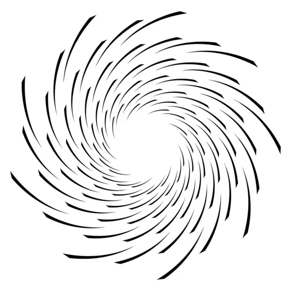 Spirale Twist Radial Swirl Twirl Circular Vector Illustration Revolve Whirlpool — Stockvektor