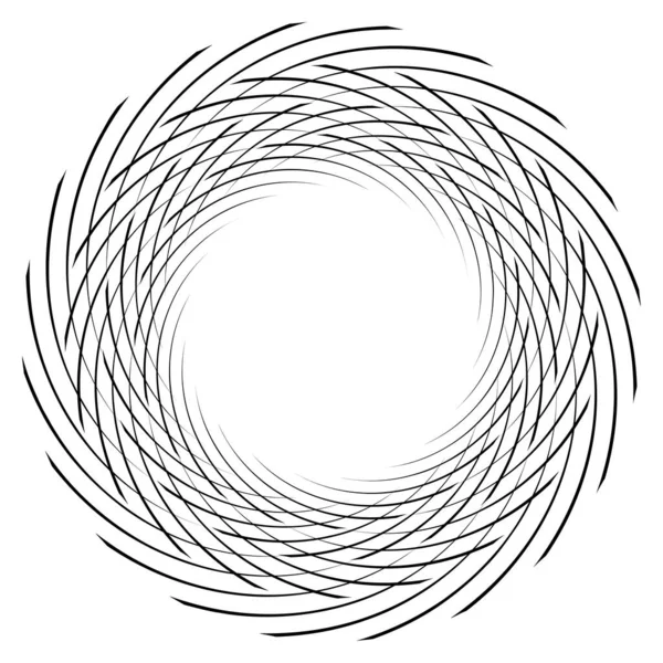 Spirală Răsucire Vârtej Radial Răsucire Circulară Vector Ilustrație Revolve Efect — Vector de stoc