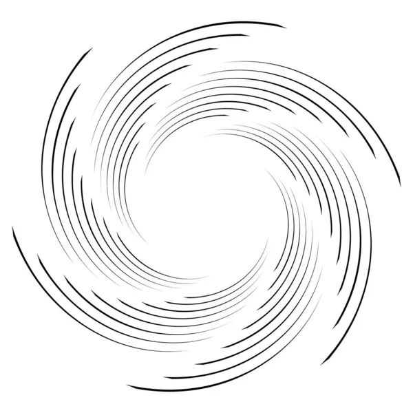 Spirale Twist Radial Swirl Twirl Circular Vector Illustration Revolve Whirlpool — Stockvektor