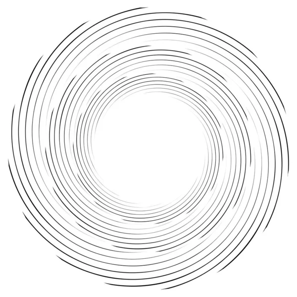 Espiral Torção Redemoinho Radial Twirl Ilustração Vetor Circular Revolve Efeito — Vetor de Stock