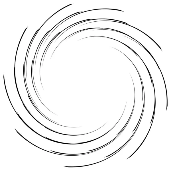 Spiraalvormige Draaiende Radiale Werveling Draaiende Cirkelvormige Vectorafbeelding Draaien Draaikolk Effect — Stockvector