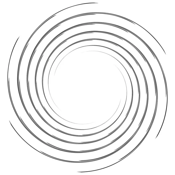 Espiral Torção Redemoinho Radial Twirl Ilustração Vetor Circular Revolve Efeito — Vetor de Stock