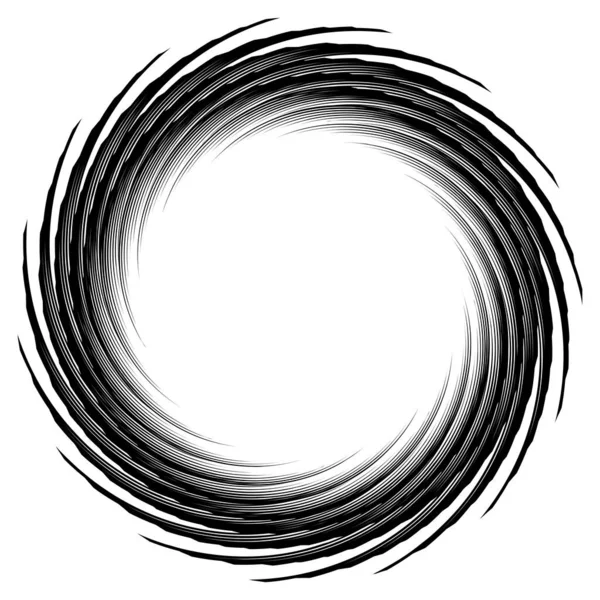 Espiral Torção Redemoinho Radial Twirl Ilustração Vetor Circular Revolve Efeito — Vetor de Stock