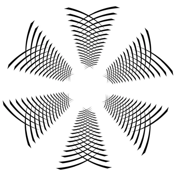 Spirală Răsucire Vârtej Radial Răsucire Circulară Vector Ilustrație Revolve Efect — Vector de stoc