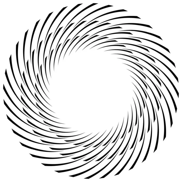 Espiral Torção Redemoinho Radial Twirl Ilustração Vetor Circular Revolve Efeito —  Vetores de Stock