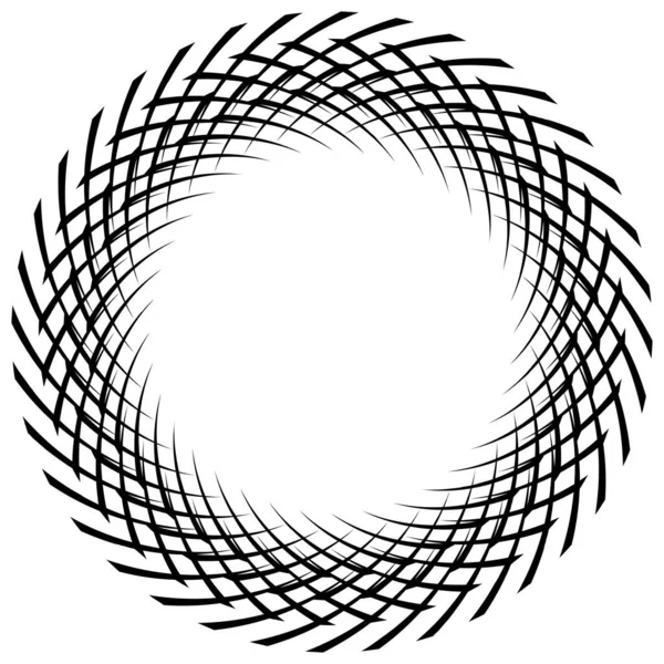 Spirale Twist Radial Swirl Twirl Circular Vector Illustration Revolve Whirlpool — Stockvektor