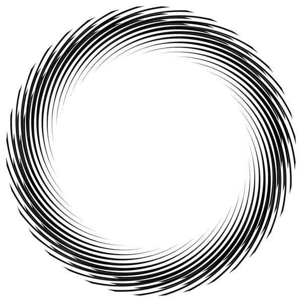 Espiral Torção Redemoinho Radial Twirl Ilustração Vetor Circular Revolve Efeito —  Vetores de Stock