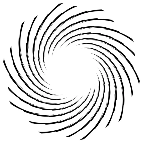 Espiral Torção Redemoinho Radial Twirl Ilustração Vetor Circular Revolve Efeito —  Vetores de Stock