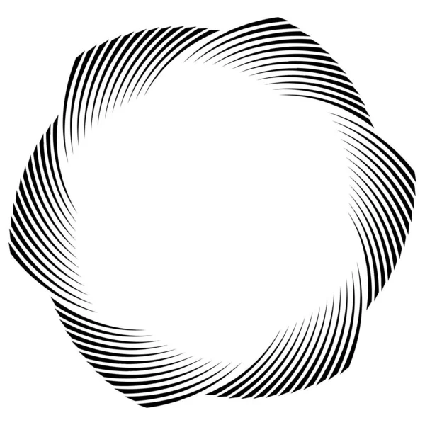 Spiral Twist Radial Swirl Twirl Circular Vector Illustration Revolve Whirlpool — Stock Vector