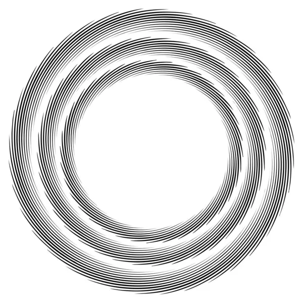 Spiraalvormige Draaiende Radiale Werveling Draaiende Cirkelvormige Vectorafbeelding Draaien Draaikolk Effect — Stockvector