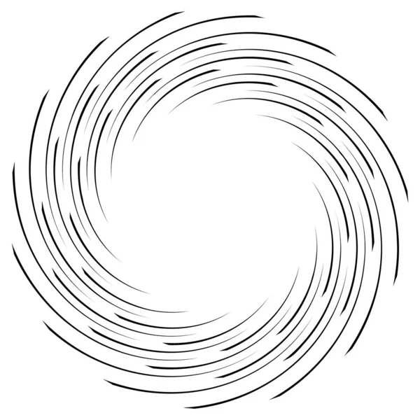 Espiral Torção Redemoinho Radial Twirl Ilustração Vetor Circular Revolve Efeito — Vetor de Stock