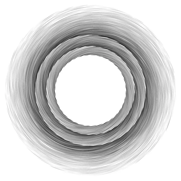 Περιστρεφόμενο Ακτινωτό Στροβιλισμό Κυκλική Διανυσματική Απεικόνιση Στροβιλισμού Περιστροφή Φαινόμενο Στροβιλισμού — Διανυσματικό Αρχείο