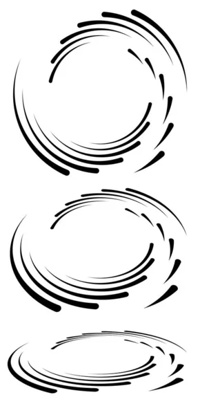Спіралі Кружечки Кружечки Перспективі Спіральна Векторна Ілюстрація — стоковий вектор