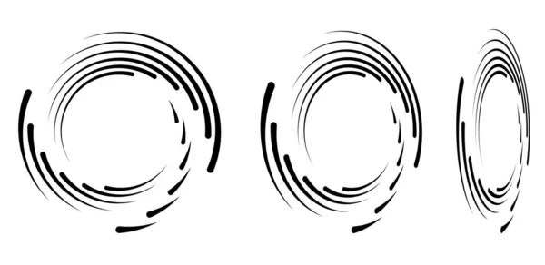 Espirales Remolinos Giros Perspectiva Ilustración Vectores Espirales — Archivo Imágenes Vectoriales