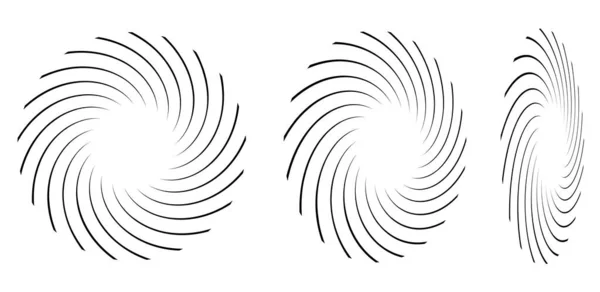 Espirais Redemoinhos Rodopios Perspectiva Ilustração Vetorial Espiral — Vetor de Stock