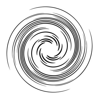 Renkli motifler, soyut şekiller vektör. Dairesel desen elemanları. Geometrik sanat vektör çizimi. Basit, basit mandalalar.