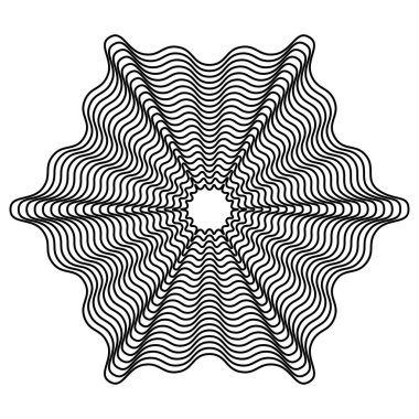 Renkli motifler, soyut şekiller vektör. Dairesel desen elemanları. Geometrik sanat vektör çizimi. Basit, basit mandalalar.