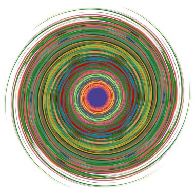 Renkli motifler, soyut şekiller vektör. Dairesel desen elemanları. Geometrik sanat vektör çizimi. Basit, basit mandalalar.