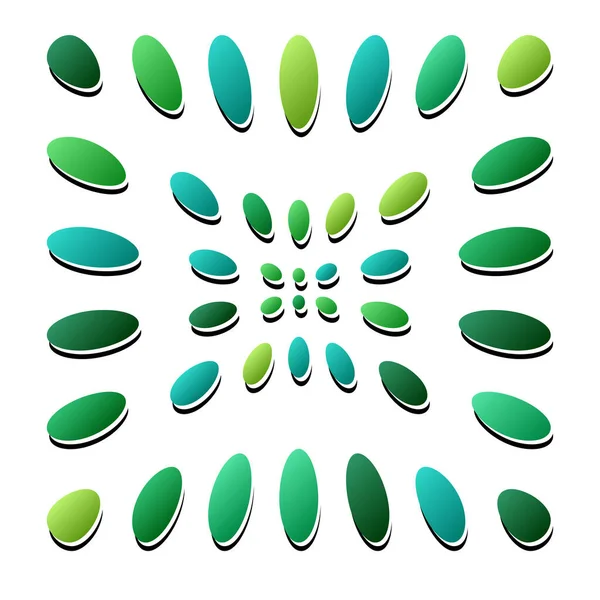 Kleurrijke Motieven Abstracte Vormen Vector Cirkelvormige Patroon Elementen Geometrische Kunst — Stockvector