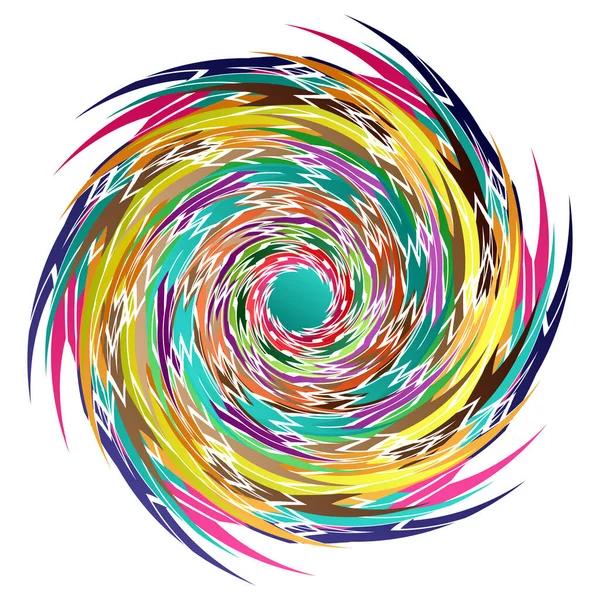 Motivos Coloridos Vector Formas Abstractas Elementos Circulares Ilustración Vectores Arte — Vector de stock