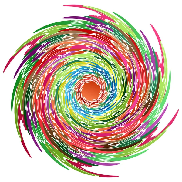 Motivos Coloridos Formas Abstratas Vetor Elementos Padrão Circular Ilustração Vetorial — Vetor de Stock