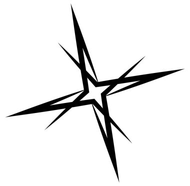 Soyut siyah-beyaz dairesel, daire şeklinde, mandala-motif klip-sanat, tasarım elementi. Radikal, yayıcı, eşmerkezli mandala, motif tasarım elementi. Geometrik dairesel dekorasyon, süsleme vektörü çizimi