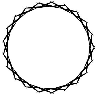 Soyut siyah-beyaz dairesel, daire şeklinde, mandala-motif klip-sanat, tasarım elementi. Radikal, yayıcı, eşmerkezli mandala, motif tasarım elementi. Geometrik dairesel dekorasyon, süsleme vektörü çizimi