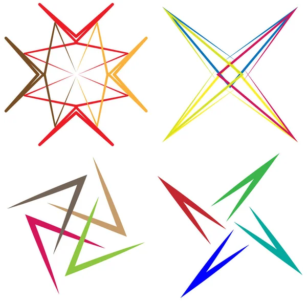 Abstrakt Färgglada Flerfärgad Cirkulär Koncentrisk Och Radiell Strålande Mandala Motiv — Stock vektor