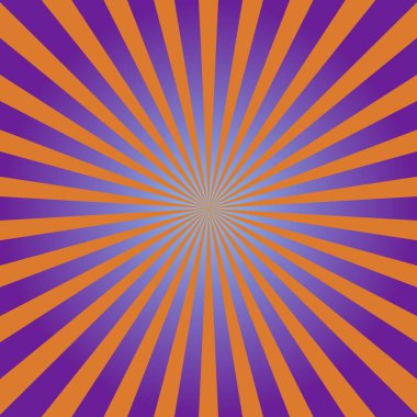 Yıldız patlaması, güneş patlaması yayılan çizgiler. Vektör illüstrasyonu