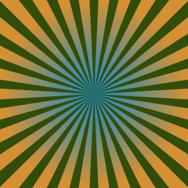 Yıldız patlaması, güneş patlaması yayılan çizgiler. Vektör illüstrasyonu