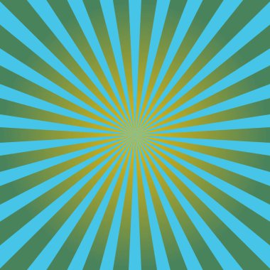 Yıldız patlaması, güneş patlaması yayılan çizgiler. Vektör illüstrasyonu