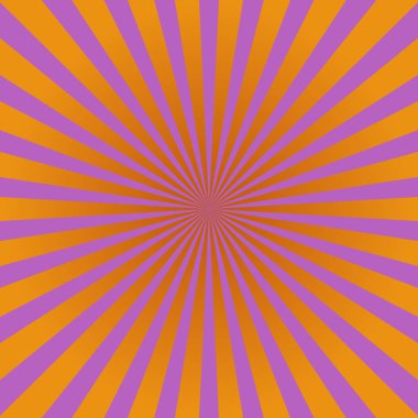 Yıldız patlaması, güneş patlaması yayılan çizgiler. Vektör illüstrasyonu