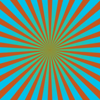 Yıldız patlaması, güneş patlaması yayılan çizgiler. Vektör illüstrasyonu