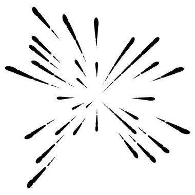Radyal, yayılan çizgiler soyut patlama, patlama, havai fişekler FX.Concentric, dairesel çizgiler desen. Işınlar merkezden yayılıyor. Patlama çizgileri. Soyut ışıltı, parıltı, parıltı, ışıltı FX.Vector illüstrasyonu