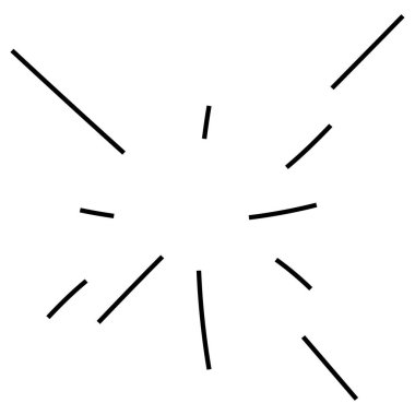 Radyal, yayılan çizgiler soyut patlama, patlama, havai fişekler FX.Concentric, dairesel çizgiler desen. Işınlar merkezden yayılıyor. Patlama çizgileri. Soyut ışıltı, parıltı, parıltı, ışıltı FX.Vector illüstrasyonu