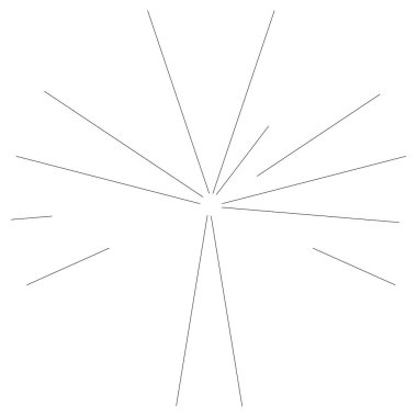 Radyal, yayılan çizgiler soyut patlama, patlama, havai fişekler FX.Concentric, dairesel çizgiler desen. Işınlar merkezden yayılıyor. Patlama çizgileri. Soyut ışıltı, parıltı, parıltı, ışıltı FX.Vector illüstrasyonu