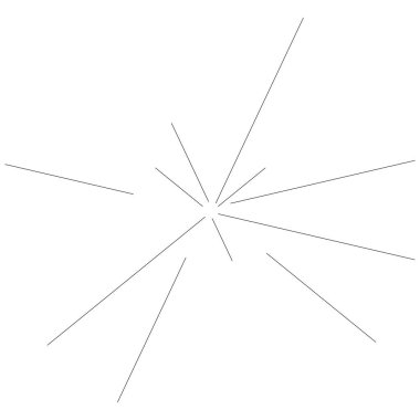 Radyal, yayılan çizgiler soyut patlama, patlama, havai fişekler FX.Concentric, dairesel çizgiler desen. Işınlar merkezden yayılıyor. Patlama çizgileri. Soyut ışıltı, parıltı, parıltı, ışıltı FX.Vector illüstrasyonu