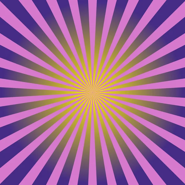 Starburst Sunburst Radiale Strahlungslinien Vektorillustration — Stockvektor