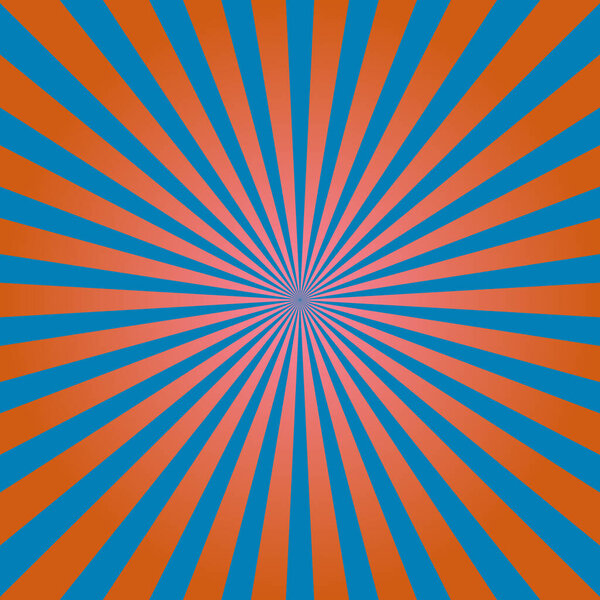 Starburst, sunburst radial radiating lines. Vector illustration