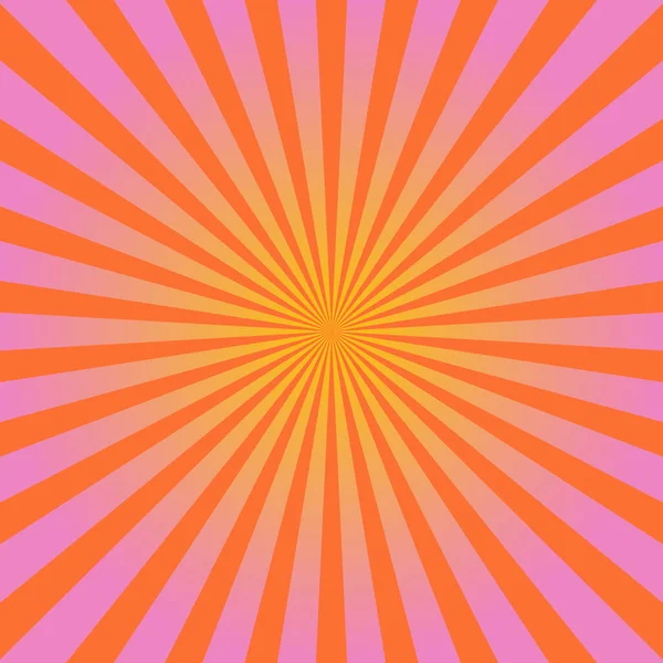 Starburst Sunburst Radiale Strahlungslinien Vektorillustration — Stockvektor