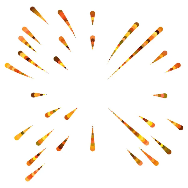Radiale Strahlende Linien Abstrakte Burst Explosion Feuerwerk Konzentrische Kreisförmige Linien — Stockvektor