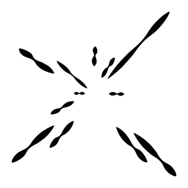 Радиальные Излучающие Линии Абстрактный Взрыв Взрыв Фейерверк Concentric Круговые Линии — стоковый вектор
