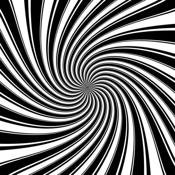 Giro Espiral Remolino Elemento Giratorio Rayas Giratorias Radiales — Vector de stock